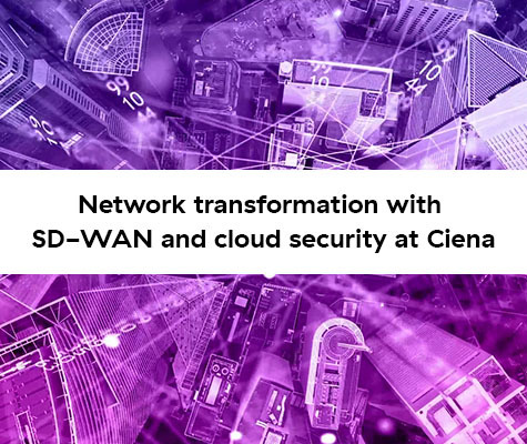 Transformación de red con SD-WAN y seguridad en la nube en Ciena (581)